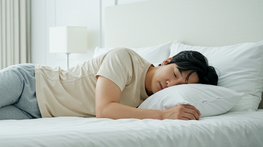 이갈기, 엎드려 자는 수면 습관